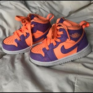 Air Jordan sneakers for baby girls size 5c